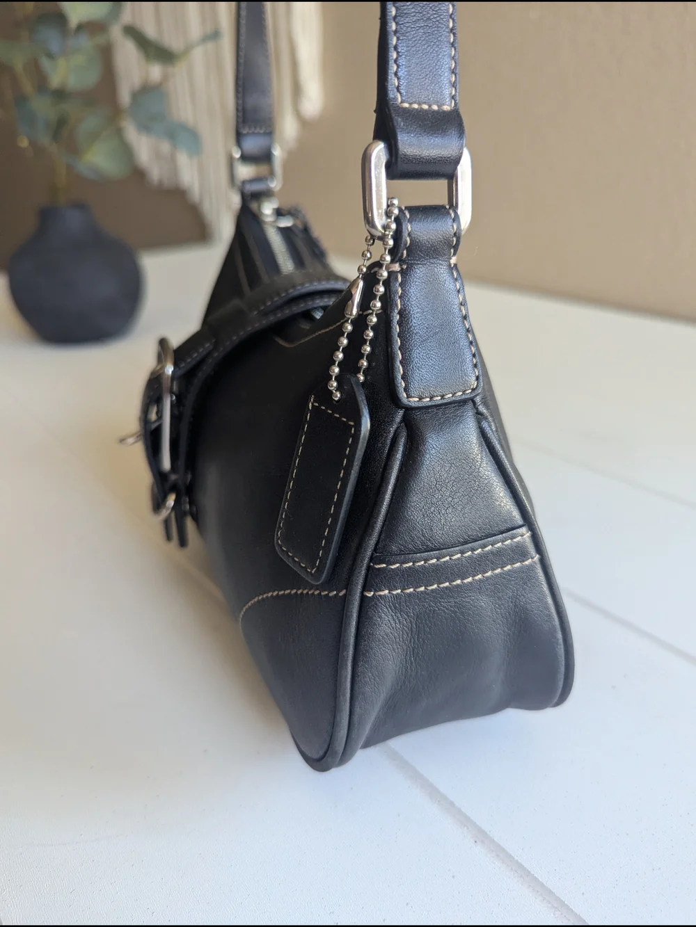 vintage Y2K-era Coach Soho Buckle Small Shoulder Bag